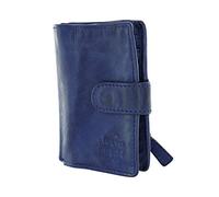 Bear Design Kleine Herren Geldbörse, Portemonnaie CL527 gewaschenes Leder, Hochformat in Used Look