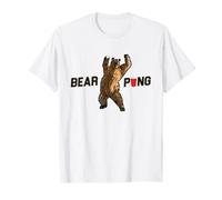 Bear Pong Shirt Grizzly Bear Beer Pong Champion T-Shirt T-Shirt
