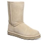 Winterboots BEARPAW "ELLE SHORT", Damen, Gr. 38, hellbeige, Nubukleder, Schuhe, Winterstiefel, Snowboots mit hohem Schaft (52091431-38) hellbeige