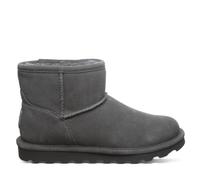 Winterboots BEARPAW "Alyssa", Damen, Gr. 39, grau, Veloursleder, unifarben, Schuhe, Schlupfstiefel mit wasserabweisender NeverWet Imprägnierung (54670567-39) grau