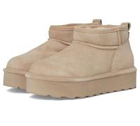 BEARPAW Retro-Shorty-Stiefel für Damen, bequemes, warmes Wollfutter, Damen-Winterstiefel, mehrere Farben und Größen, Pilz, 8