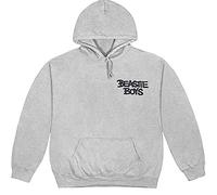 Beastie Boys Men's Check Your Head (Back Print) Hooded Sweatshirt Grey