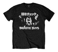 Rock Off Trade T-Shirt The Beastie Boys Check Your Head Japanese Logo Unisex Schwarz L