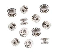 Beatifufu 10 Stück Teiliges Metall Nähmaschinenspulen Langlebig Kompatibel mit Singer Brother Babylock Euro Simplicity Haushaltsnähmaschinen mit Einzelnut für Aufwickler
