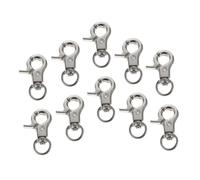 Beatifufu 10stücke Teiliges Metall-karabinerhaken Mit Drehgelenk Große Klammer Für Einfache Befestigung Robuste Zinklegierung Vielseitig Einsetzbar Für Taschen Rucksäcke Und DIY-zubehör