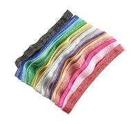 Beatifufu 21 Stück Haarband Elastisch 1,5cm Nylon Stirnband Für Kleinkinder Neugeborene Selbstgemacht Haar Accessoires Bunt