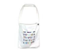 Beatles GOTS Tasche/Shoulderbag 'Help Colored', Weiß