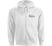 Beatles - the - Felpa # S Ladies White # Drop T Logo