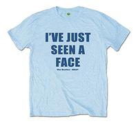 Beatles the - T-Shirt # M Blue Unisex # I've Just Seen a Face