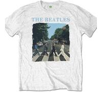 Beatles the - The Beatles Abbey Road & Logo T Shirt XL