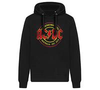 Beats & More AC/DC - High Voltage Est.73 Premium - Kapuzenpullover ohne Taschen - 80% Bio- Baumwolle, 20% recyceltes Polyester - Herren (Unisex) Hoody für AC/DC Fans (2XL)