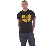 Beats & More Herren WU Tang Clan-Logo Unisex T-Shirt, Schwarz, Large