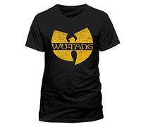 Beats & More Herren WU Tang Clan-Logo Unisex T-Shirt, Schwarz, XX-Large