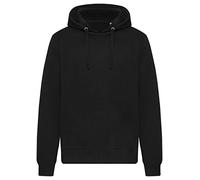 Beats & More PREMIUM Kapuzenpullover - schwarzer Hoodie - Langarm - Pulli - Sweatshirt - 80 % Baumwolle und 20 % Polyester - Herren und Damen - S