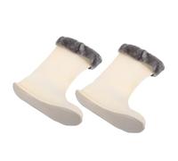 Beaupretty 1 Paar Isolierte Thermoschuheinlagen für Regenstiefel Fleece Stiefelsocken aus Baumwolle Warmes Schuhfutter für Damen Kompatibel mit Hunter Stiefeln für Wandern und Kalte