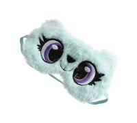 Beaupretty 1 Stück Cartoon Schlafmaske aus Plüsch für Reisen Grüne Augenbinde mit Elastischen Bändern Weiche Hautfreundliche Augenmaske zur Verbesserung Schlafqualität und Reduzierung von