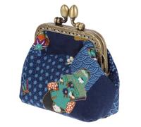 Beaupretty 1 Stück Mini Aufbewahrungstasche für Damen Handgemachte Münztasche im Retro Multifunktionale Kleine Geldbörse für Lippenstift Handy Kosmetik Partys Freizeit