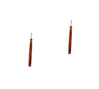 Beaupretty 2 Stck. Schuhträger Schuhanzieher Schuhhorn Für Zubehör Schuhlöffel Tragbares Schuhhorn Reiseschuhorn Schuhanziehhelfer Rindsleder Braun