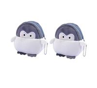 Beaupretty 2 Stück Pinguin Münzbeutel Aus Weichem Plüsch Tragbare Cartoon Geldbeutel Mit Reißverschluss Kompakte Kleingeldbörse Für Damen Und Mädchen