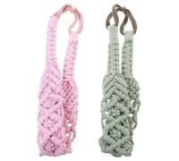 Beaupretty 2stücke Teiliges Baumwoll Stirnband Damen Elastisch Gehäkelt Boho Style Weich Bequem Für Sport Yoga Und Alltag Mädchen Haarschmuck Modisch Flexibel