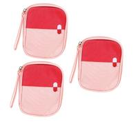 Beaupretty 3 Stück Tragbare Medikamententasche Reise Pillenetui Reise Pillenetui Reisezubehör Medizin Pillenetui Kleine Tasche Aufbewahrungstasche Kawaii Make Up Tasche Oxford
