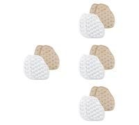 Beaupretty 4 Sätze Anti-wear-vorfußaufkleber Einsätze Vorfußunterstützung Kissen Ballen Für Frauen Hoch Rutschfeste Mittelfußpolster Forefoot Support Pads Gel 2 Paare * 4