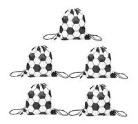 Beaupretty 5 Stück Kordelzug Rucksack Teilig für Fußball Basketball Vielseitig Einsetzbar für Outdoor Aktivitäten Reisen Sport Strapazierfähiges Material Große Kapazität Einfache Handhabung