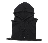 Beaupretty Abnehmbarer Falscher Kragen Mit Mütze Modischer Strickjacken Kapuzenkragen Unisex Zubehör Für Pullover Und Hoodie Vielseitiger Modeschmuck