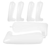 Beaupretty Aufblasbare Stiefelstütze aus PVC 5 Paar Schuhspanner für Lange Stiefel mit Rückschlagventil und Feuchtemuch Reinigung 32cm