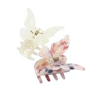 Beaupretty Butterfly Haarspangen 2 Stück Mit Kieferklammern Krallenklammern Aus Langlebigem Material Schmetterlingsdesign Für Frauen Haarschmuck Für Morgendliche Routine Kochen