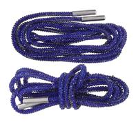 Beaupretty Glitzer Strass Schnürsenkel Rund Bling Kristall Glitzer Kordeln Ersatz für Sneaker Sweatpants Shorts Hoodies Blau