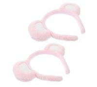 Beaupretty Haarband Bärenohren 2 Stück Niedliches Stirnband Aus Weichem Stoff Leichtes Cosplay Accessoire Für Mädchen Und Frauen Wiederverwendbar Für Party Und Alltag