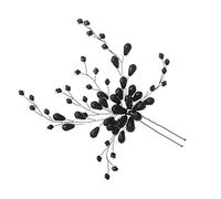 Beaupretty Haarspange als Kopfschmuck aus Kunststoff Elegante für Braut Schwarze Schlichtes und Einzigartiges Design zum Hochzeitskleid