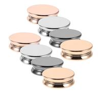 Beaupretty Magnetische Hijab Nadeln 8 Stück Flache Vielseitige Schalverschlüsse aus Metall in Schwarz Gold und Silber Schadstofffrei Sicherer Halt für Empfindliche Stoffe bei Alltag