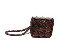 Beaupretty Vintage Damen Münzbeutel Klein Portemonnaie Aus Geflochtenem Material Praktischer Coin Pouch Für Wechselgeld Lippenstift Schlüssel Leichtes Tragbares Täschchen Für Alltag Und Reise