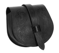 Beaupretty Vintage Mittelalterliche Gürteltasche Wikinger Stil Aus Leder Praktische Kleine Hüfttasche Vielseitiges Cosplay Accessoire Für Party Und LARP