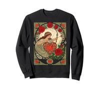 Beauty and The Wound Vintage Jugendstil Romantik Sweatshirt