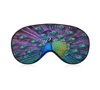 Beauty Peacock Schlafmaske, Augenmaske, Augenmasken für Schlafmasken für Damen und Herren, Reiseaugenmaske, verstellbare Schlafmaske, Schlafmaske, Verdunkelung, niedliche Schlafmaske