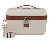 Beautycase SAMSONITE "IMAGE", Damen, Gr. B/H/T: 36cm x 25cm x 24cm, weiß (ivory), Polycarbonat, Polyurethan, Taschen, Kulturkoffer Kosmetikbox Beautybox waschbares Innenfutter (38066842-0) ivory