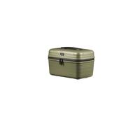 Beautycase "UPGRADE Kosmetikkoffer mit Organizer-System", Gr. B/H/T: 39cm x 26cm x 24cm, grün (forest grün), Polycarbonat, TITAN - MADE IN GERMANY, Taschen, mit herausnehmbarem Inlay und Trolley-Sleev