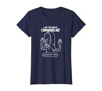 Beavis and Butt-Head Great Cornholio Outlined Sketch T-Shirt, Damen, Marineblau, 3XL