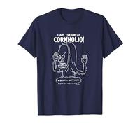 Beavis and Butt-Head Great Cornholio Outlined Sketch T-Shirt, Herren, Marineblau, 3XL