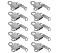 Beavorty 10 Stück Hosenhaken aus Metall Haken und Ösenverschlüsse zum Annähen Langlebig und Verschleißfest für Hosen Röcke und Mäntel Vielseitig für Bekleidungsaccessoires und Nähzubehör