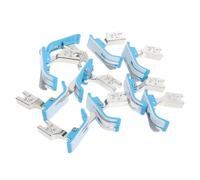 Beavorty 10 Stück Nähfuß aus Metall und Kunststoff mit Eingebautem Fadenabschneider Schmaler Nähmaschinenfuß für Singer Industrienähmaschine zur Effizienten Stoffverarbeitung