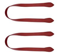 Beavorty 2 Stück Taschenriemen für Damen als Ersatzgriff aus PU Leder Rot | Handtaschenzubehör für Selbstgemacht Taschen, , Patchwork Stil, Handlicher Tragegurt, Kunstleder