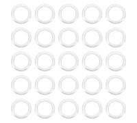 Beavorty 25 Stück Acryl Schmuckständer Transparenter Jade Displayhalter 1,5x0,6cm für Schmuck und Edelsteinpräsentation Runde Schmuckaufsteller für Juweliergeschäft und Zuhause