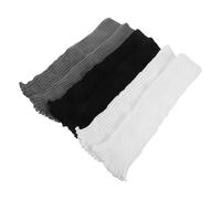 Beavorty 3 Paar Damen Beinstulpen aus Baumwolle Grobstrick Stulpen ohne Fußteil Atmungsaktive Wadenwärmer für Yoga Tanz und Workout Winterliche Stricksocken für Frauen und Mädchen