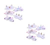 Beavorty 3 Sätze Verdunkelung Cartoon Augen Maske Bausatz Schlafseide Wimpern Augenmaske Seidenauge Tücher Schlafmaske Relaxliege Plush Augenschutz Für Augenklappe Plüsch 5 Stück * 3