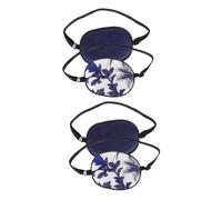 Beavorty 4 Stück Low- -Brille aus Seide Patch Piraten-Augenklappe für Kinder Augenklappen blickdichte seiden schlafmaske Kinder einzelne Augenklappe Strabismus-Augenklappe die Seide