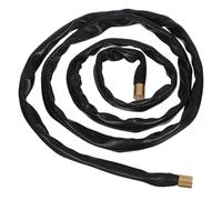 Beavorty Haargummi aus PU Leder mit Verstellbarem Draht Flexibles Haarband für Mädchen und Frauen Geeignet für Kurze und Lange Haare Schwarz 1 Stück